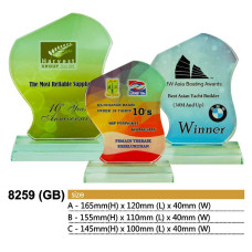 Crystal Glass Plaque NC8259(GB) NC8259(GB)
